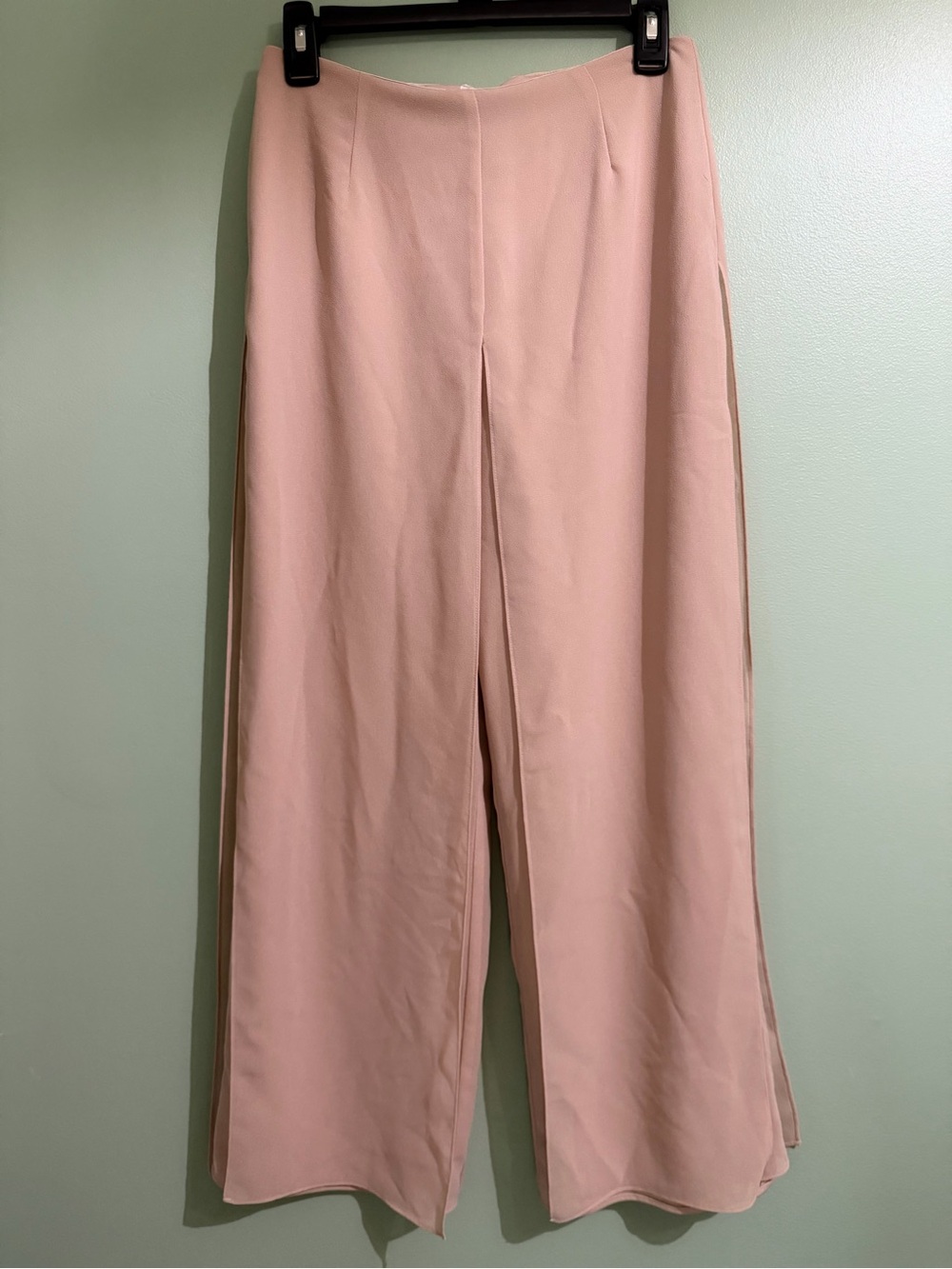 Vintage Patra Paneled Wide Leg Taupe Pants 6 S Small